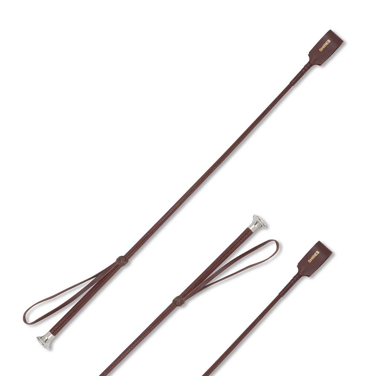 鞭 馬具 Shires プレインレザー 短鞭|JODHPURS (ジョッパーズ) 乗馬用品