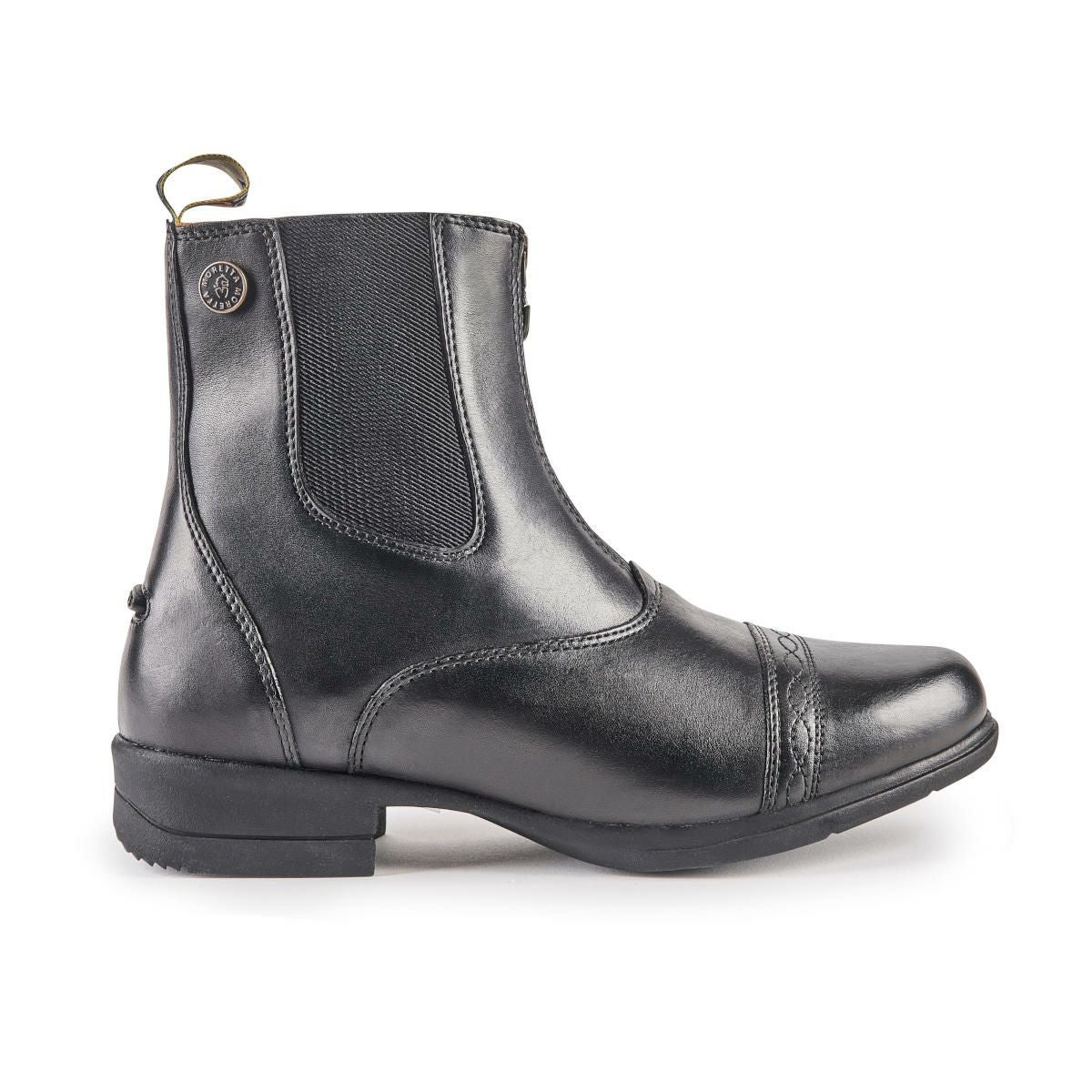 MORETTA ロゼッタ 本革 ライディング ショートブーツ|JODHPURS