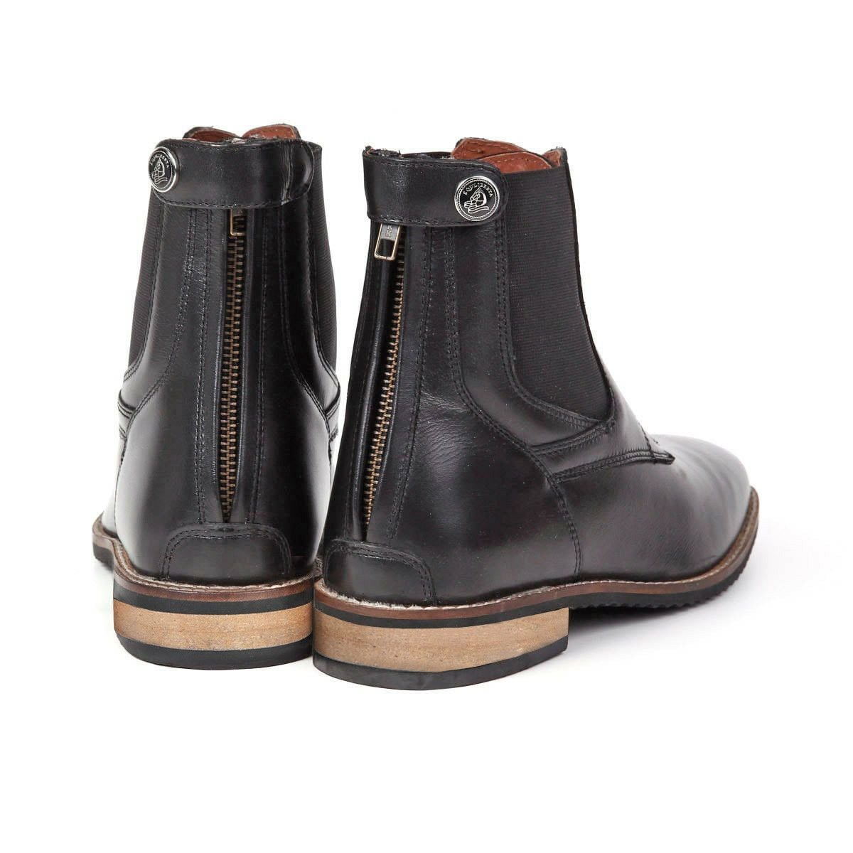 馬刺し　ユーゴブーツ EQULIBERTA バックファスナー 編み上げ 本革 ショートブーツ|JODHPURS