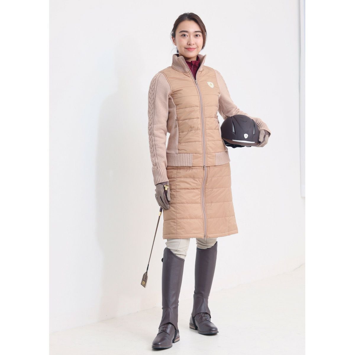 EQULIBERTA キルティングオーバースカート|JODHPURS (ジョッパーズ