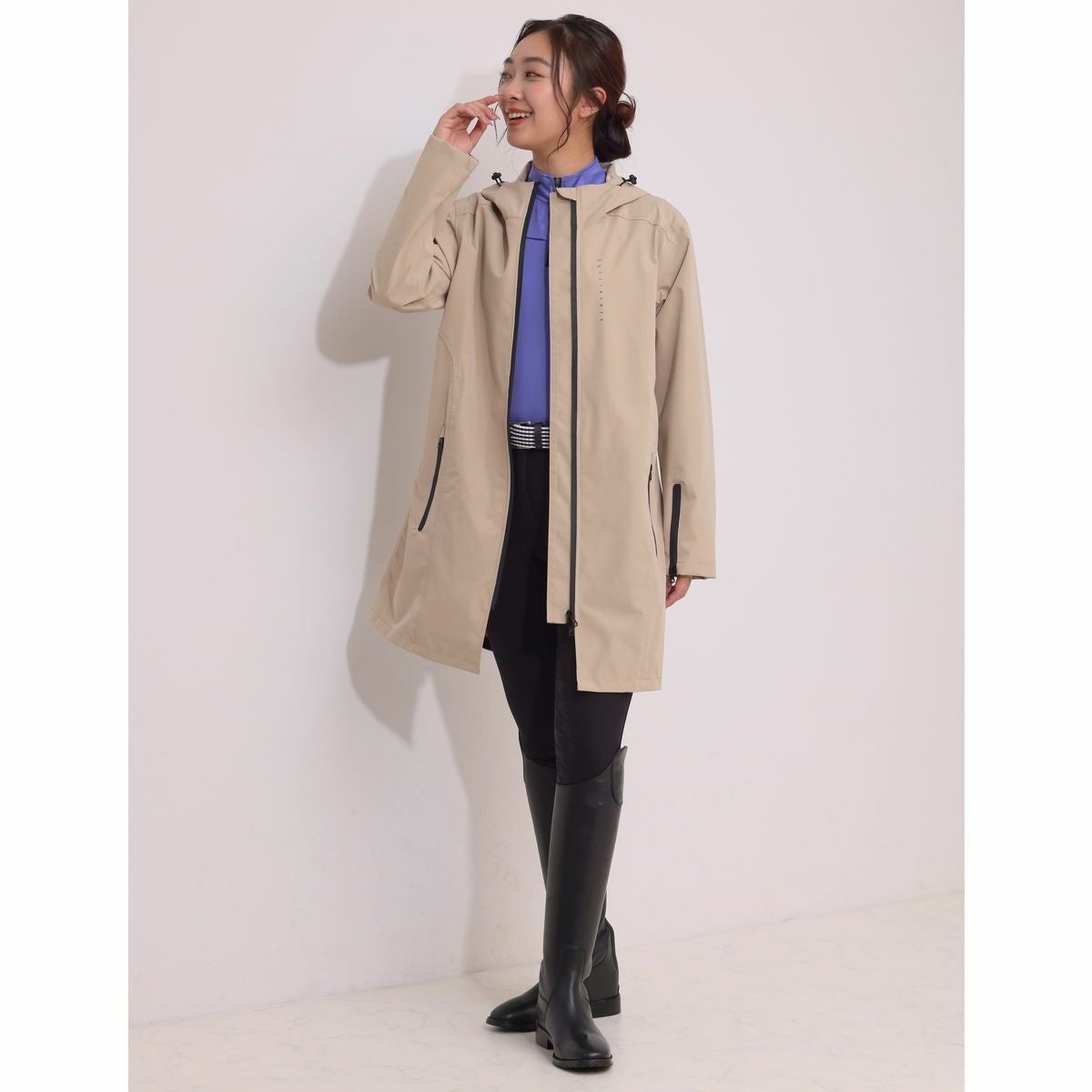EQULIBERTA スリムフィット レインコート ユニセックス|JODHPURS