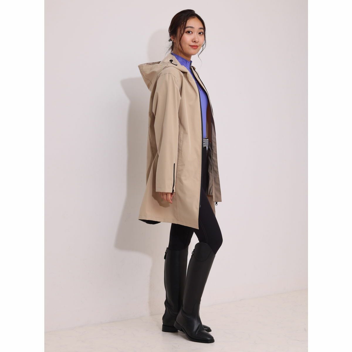 EQULIBERTA スリムフィット レインコート ユニセックス|JODHPURS