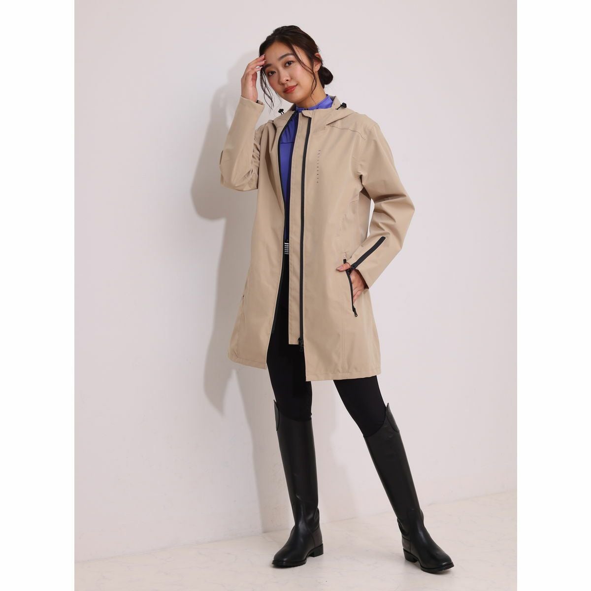 EQULIBERTA スリムフィット レインコート ユニセックス|JODHPURS