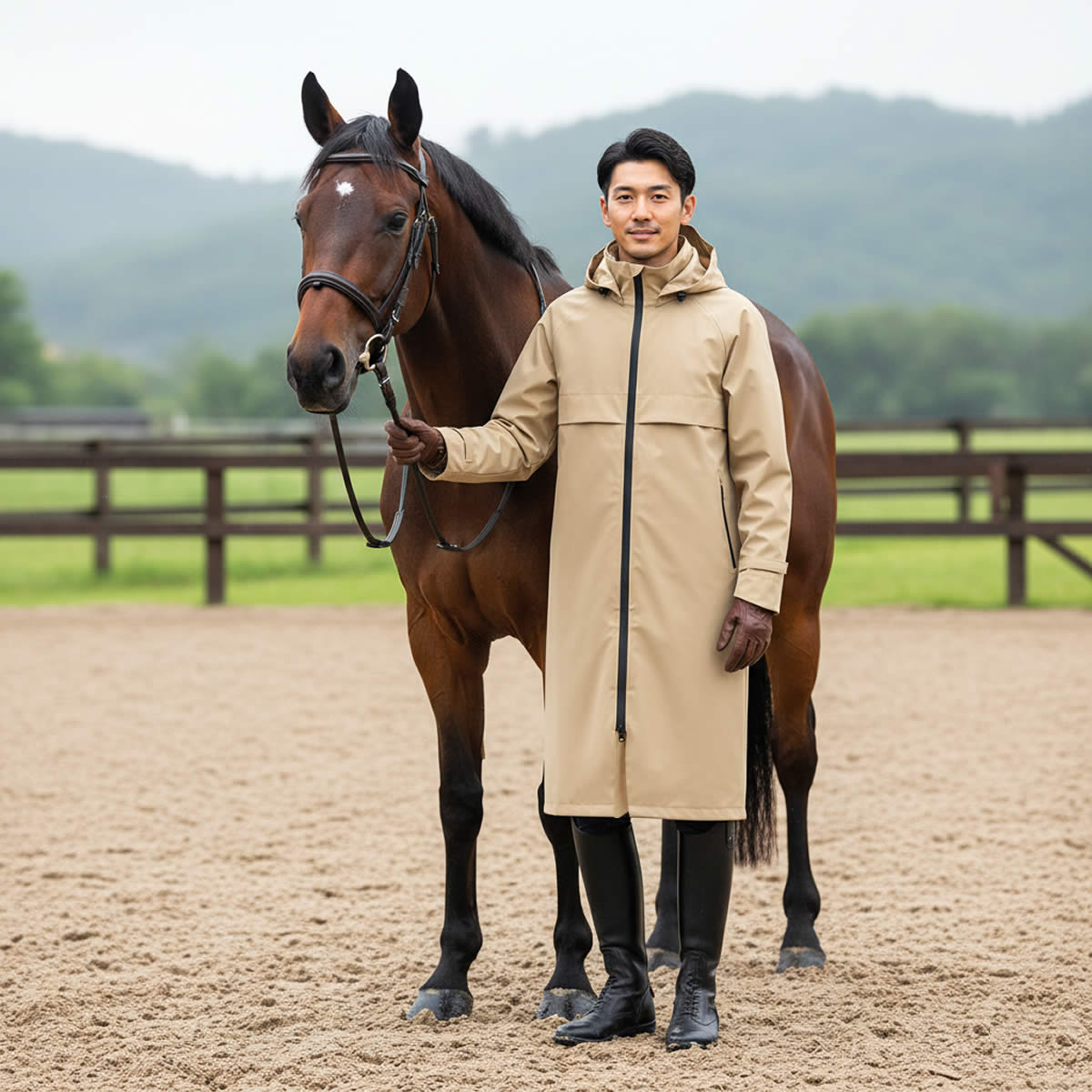 カバロ 乗馬用 レインコート XS ライトブルー ユニセックス CAVALLO アウター 馬術 カバロ 乗馬用 レインコート XS ライトブルー ユニセックス CAVALLO