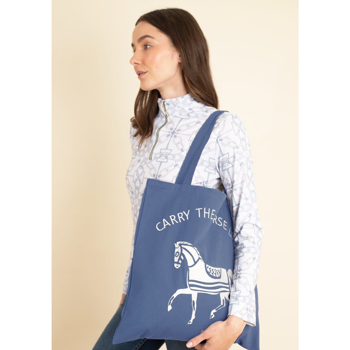 RONNER ホース ラブ コットン トート Carry The Love Horse|JODHPURS