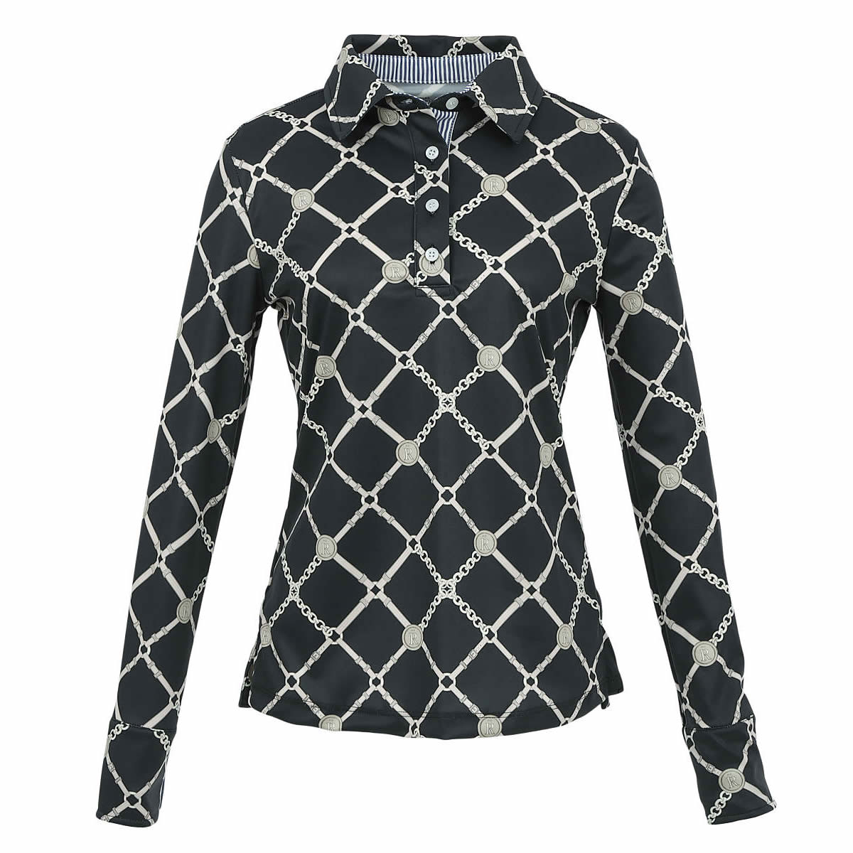 【中古・未使用品】RONNER SPORTS ロナー 長袖 ロングスリーブ ニット シャツ S/M レディース 乗馬 馬術 中古・未使用品】RONNER SPORTS ロナー 長袖 ロングスリーブ ニット