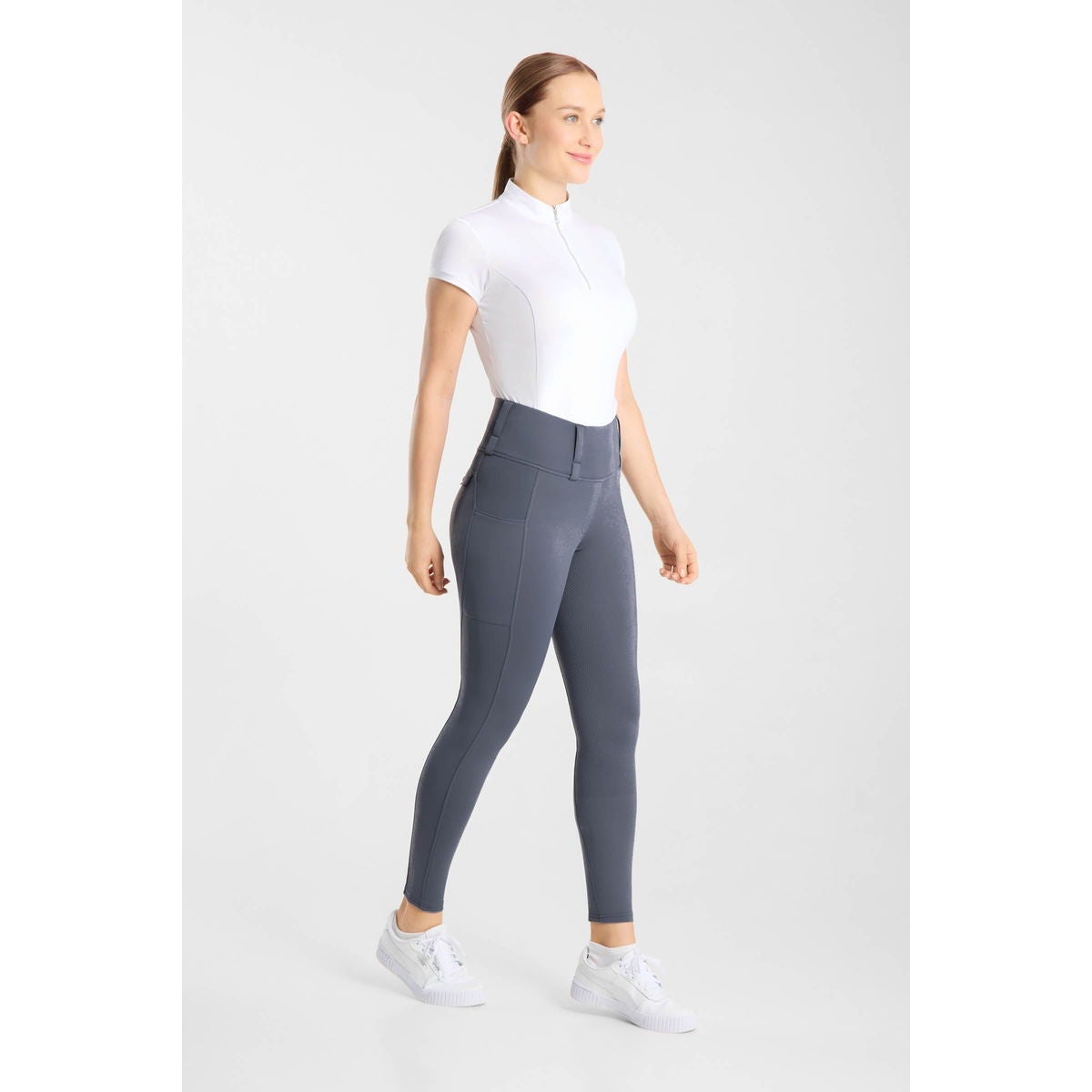 horze アーニャ UVカット レギンス フルグリップ レディース|JODHPURS