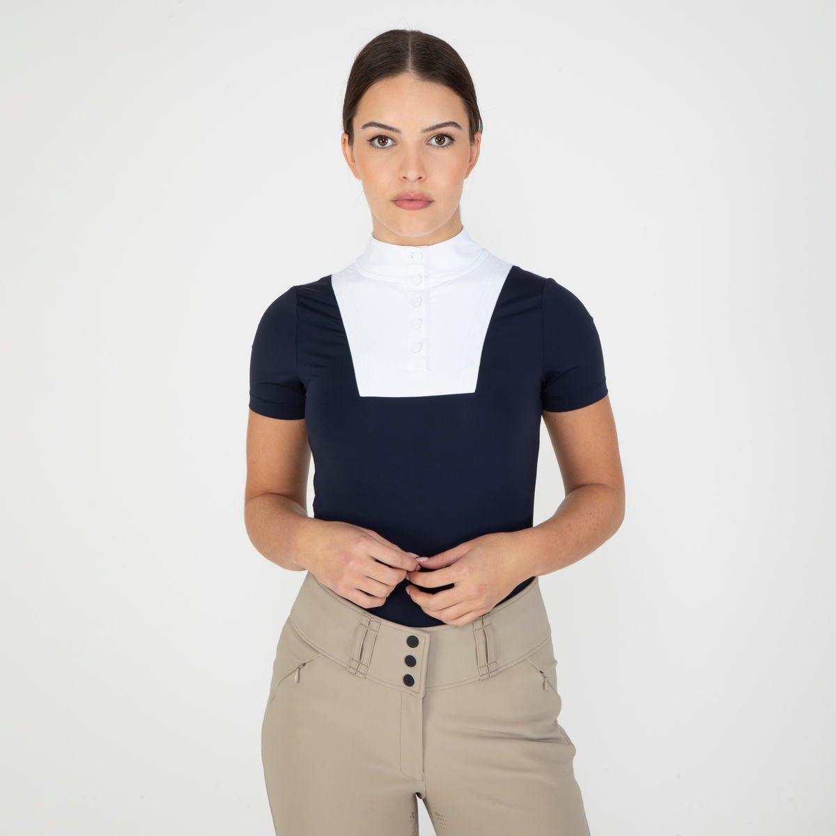 Aubrion オプティマ MX ショーシャツ 半袖 レディース|JODHPURS