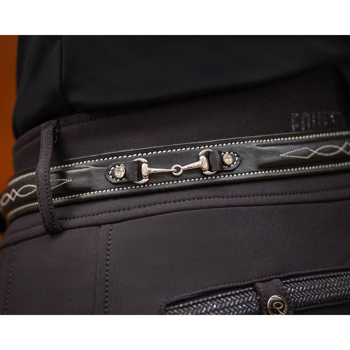 QHP リッキー ビットモチーフ レザーベルト|JODHPURS (ジョッパーズ